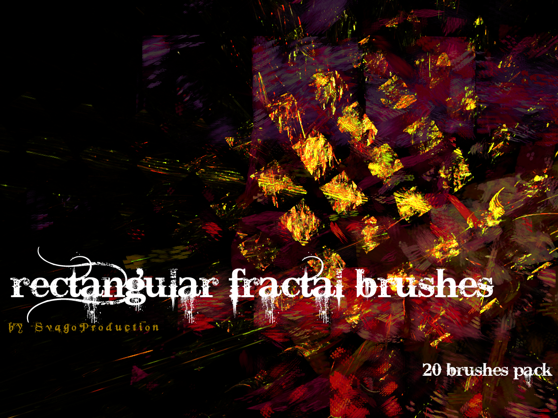 rectangular fractal brushes