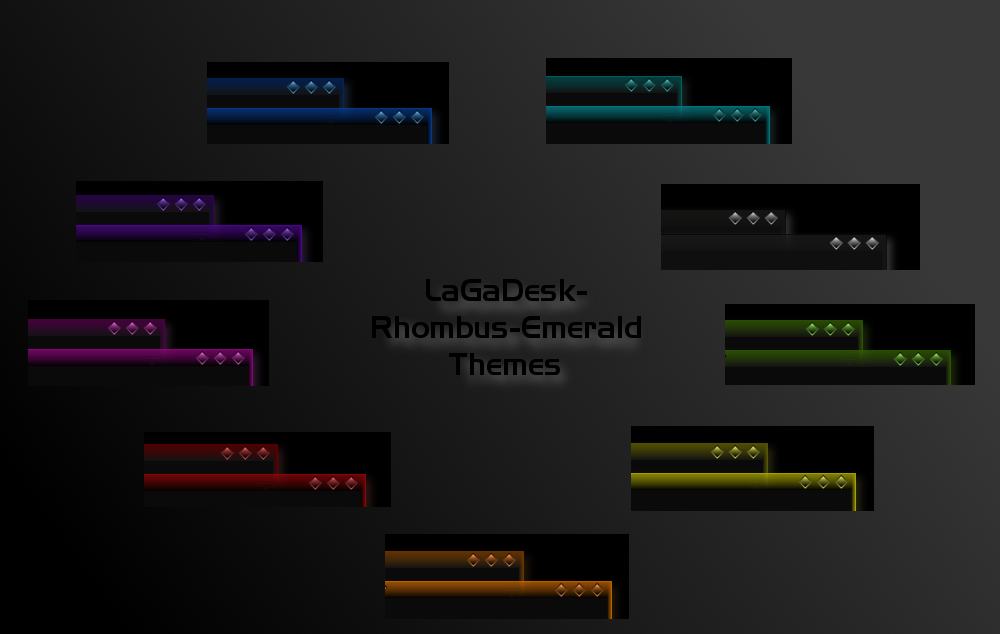 LaGaDesk-Rhombus-Emerald