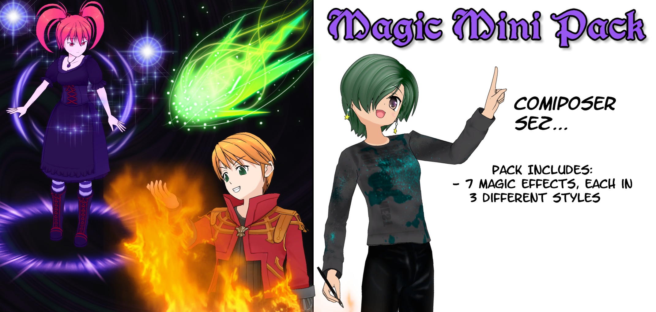 Magic Mini Pack by ComiPoser on DeviantArt