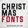 Christmas fonts