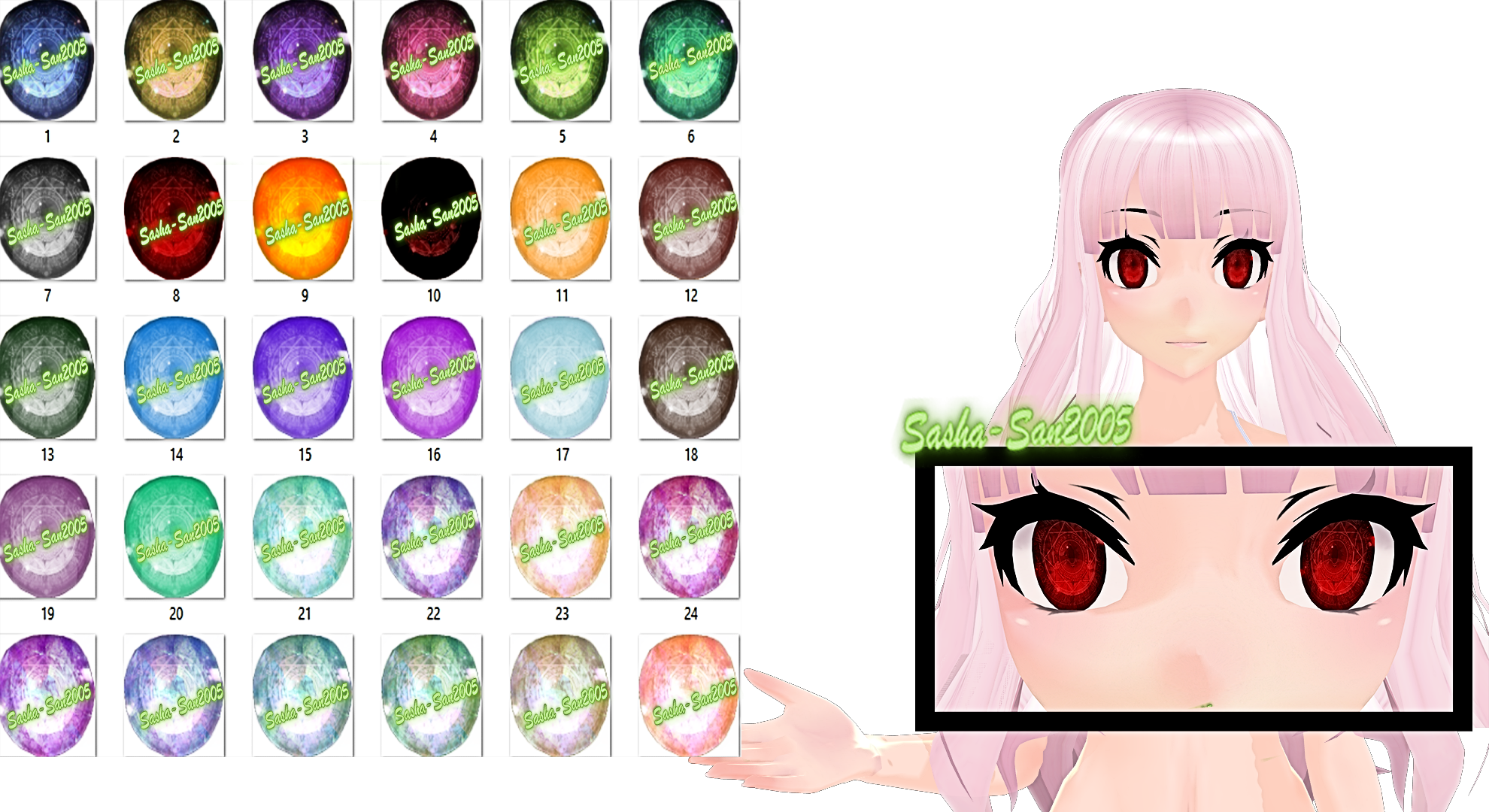 [MMD] Eye texture DL by Sasha-San2005 on DeviantArt