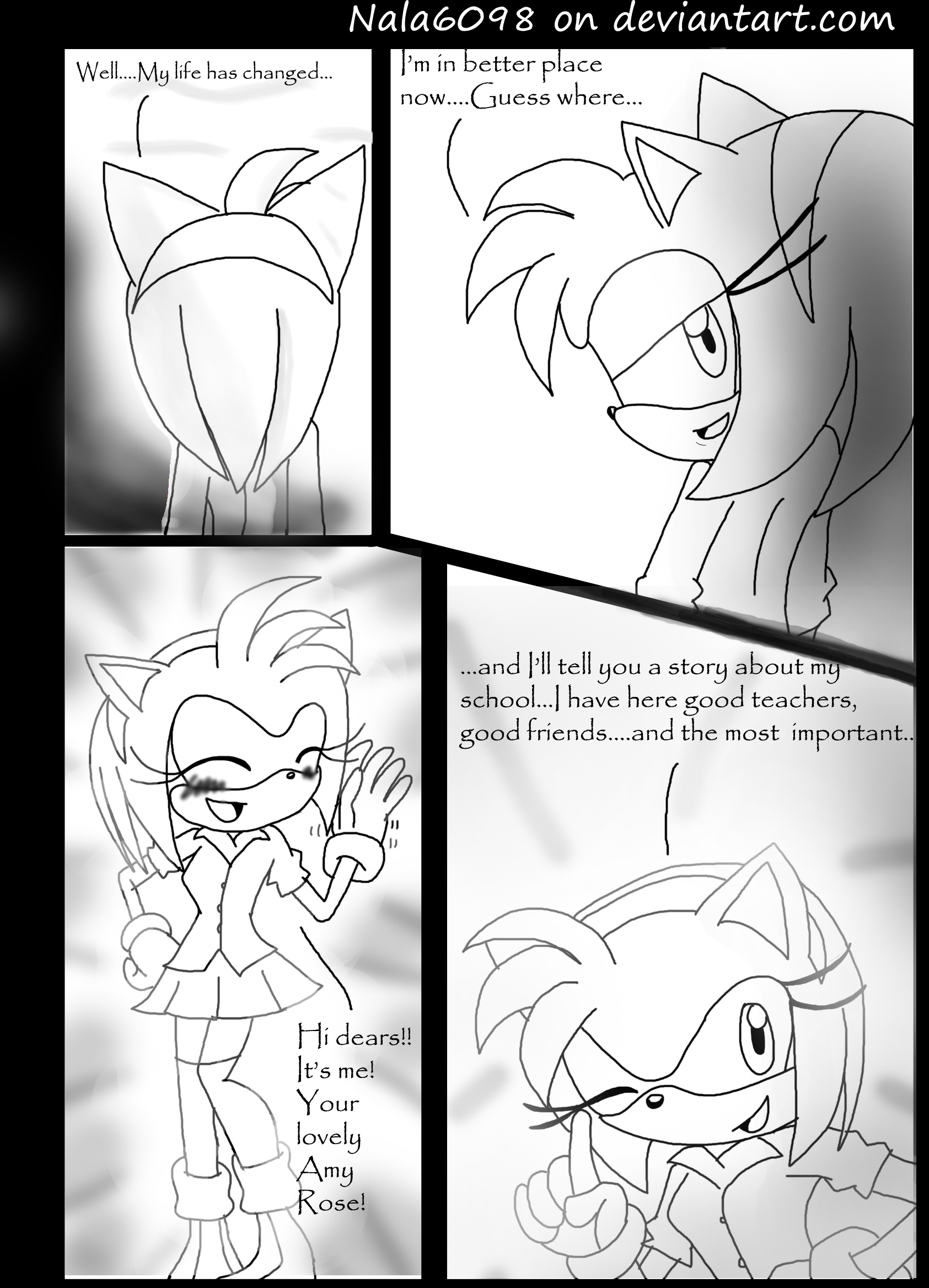 Sonamy: I love you comic page 1