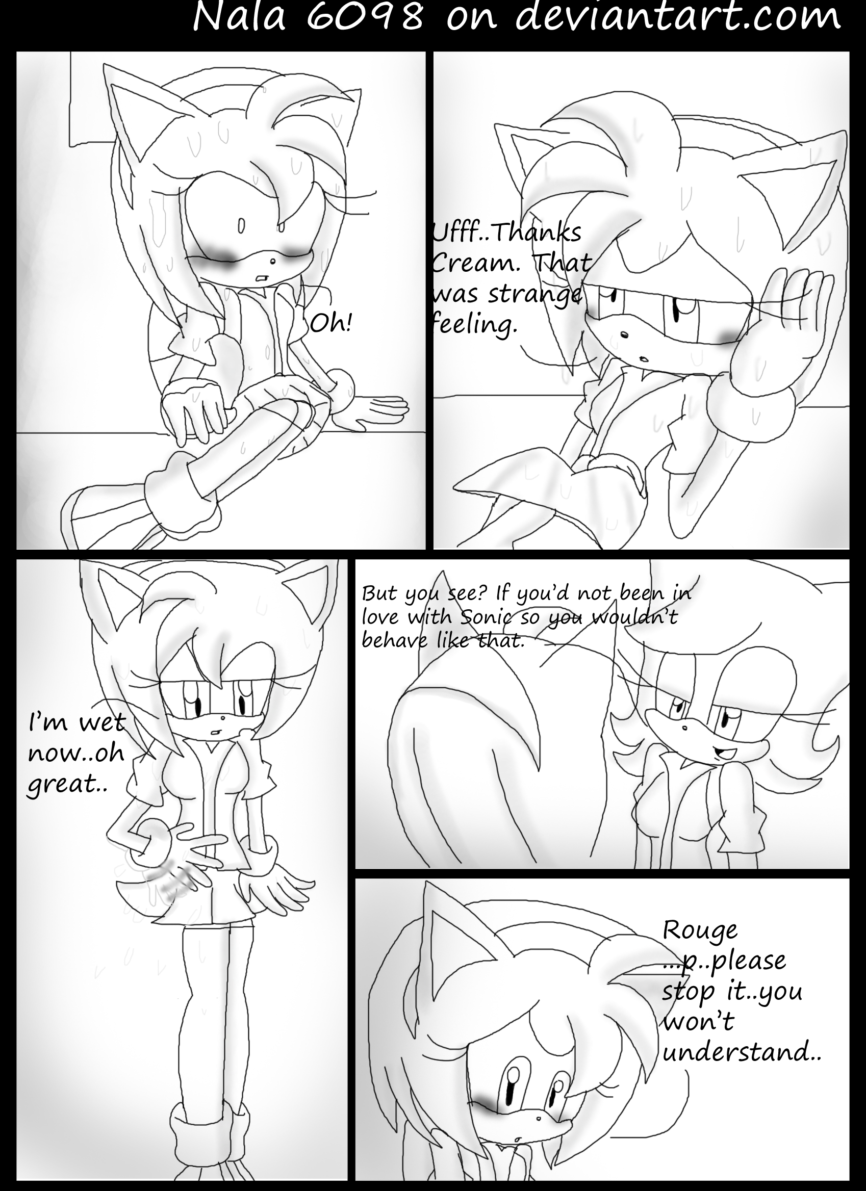 Feelings Sonamy Comic Page 3 by Deaream on DeviantArt