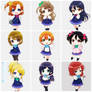 [ #01 ] Pack Render Chibi - Love Live