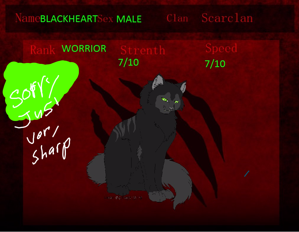 Blackheart ref redo by ghostietheghost10 on DeviantArt