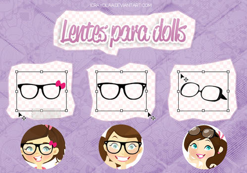 Lentes para dolls