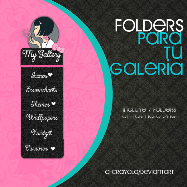 Folders para tu Galeria.