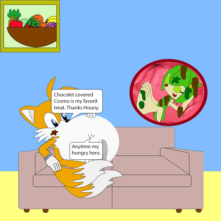 Tails tasty treat by Eladermoon on DeviantArt