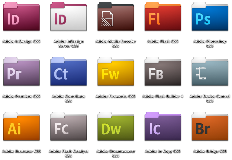 adobe photoshop cs5 icons