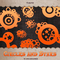 Circles and Stars shape