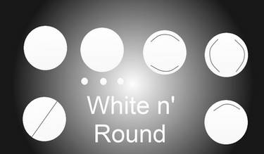 White n' Round cursors