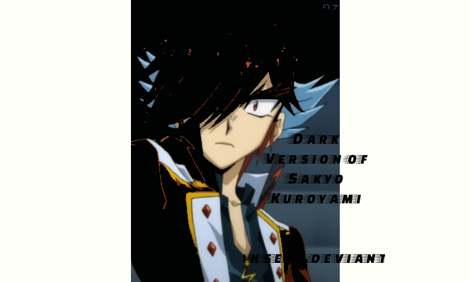 Dark version of Sakyo Kuriyami