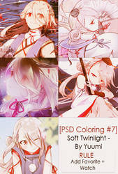[PSD Coloring #7] Soft Twinlight - By Yuumi