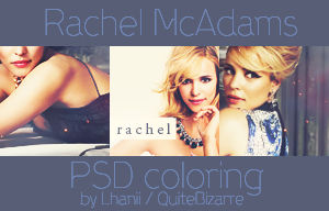 Rachel McAdams - PSD Coloring