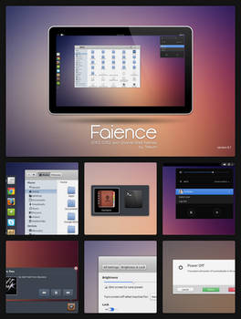 GTK3+Gnome Shell - Faience