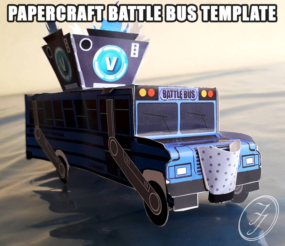 Battle Bus Papercraft Template By Jochi Pochi On Deviantart