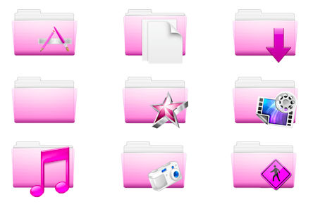 Pink S-Icons by syria101 on DeviantArt