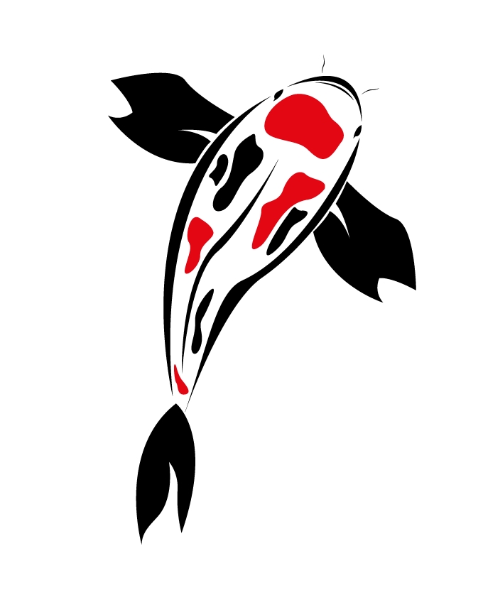 Just a Fun-Koi EPS-Vector