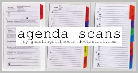 Agenda Scans