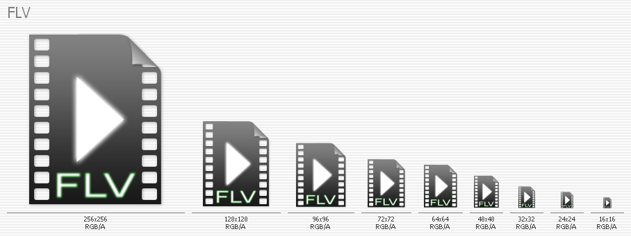 FLV   Videos Icon