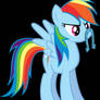 Rainbow Dash's mustache...