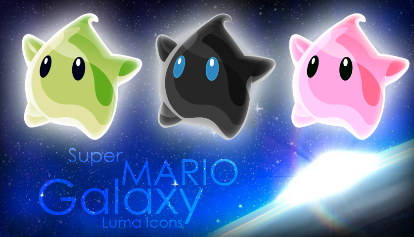 Mario Galaxy Luma Dock Icons