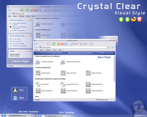 Crystal Clear Visual Style