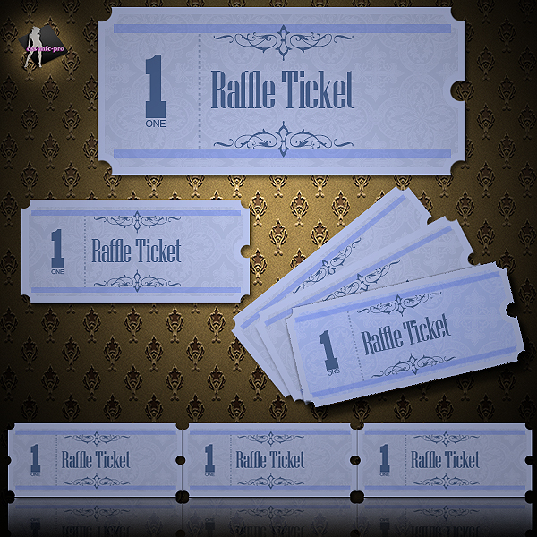 Raffle Tickets psd