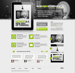 Newap freebie web template