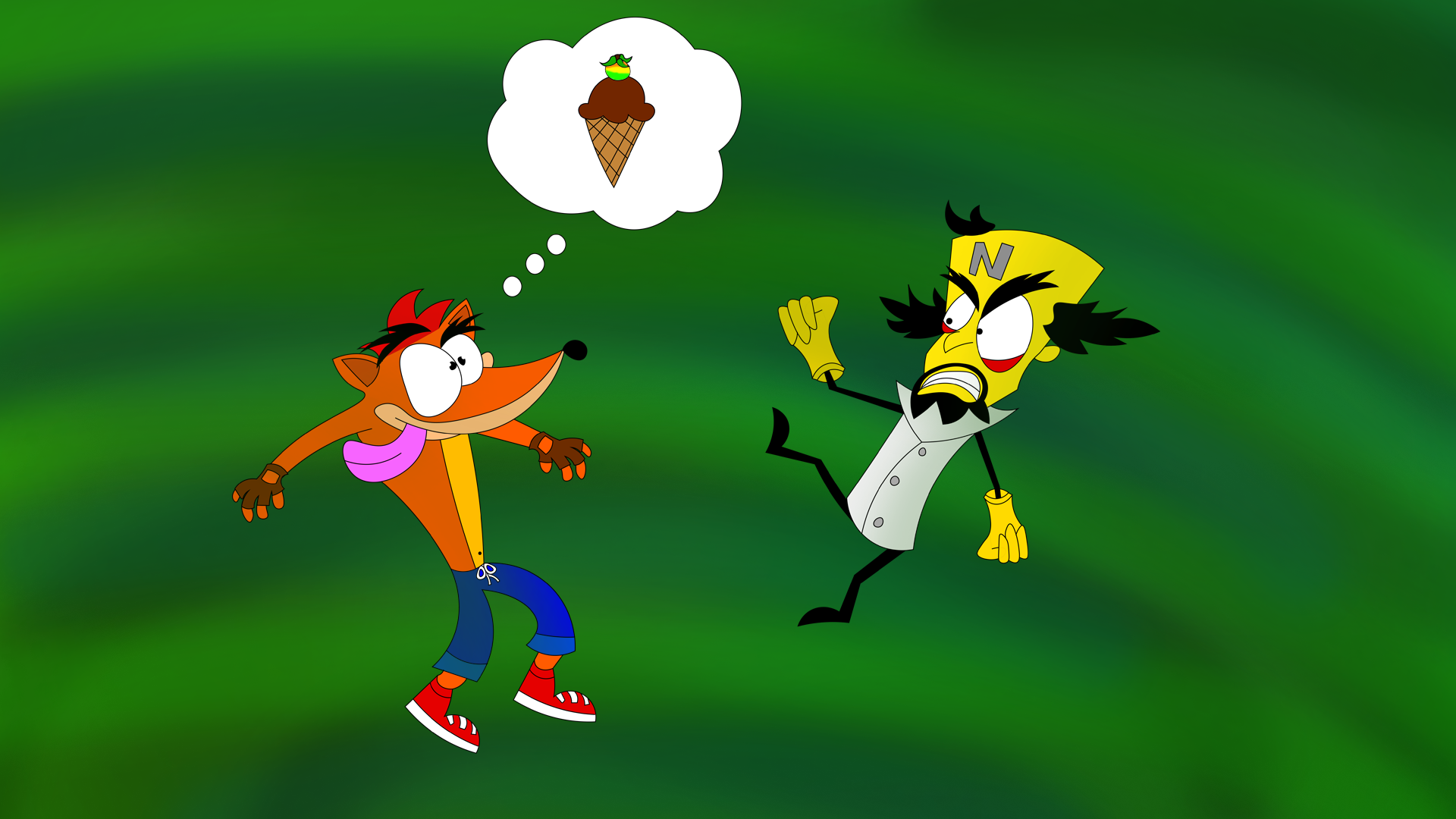Crash and Cortex in a strange dimension by Stormtrooper934 on DeviantArt