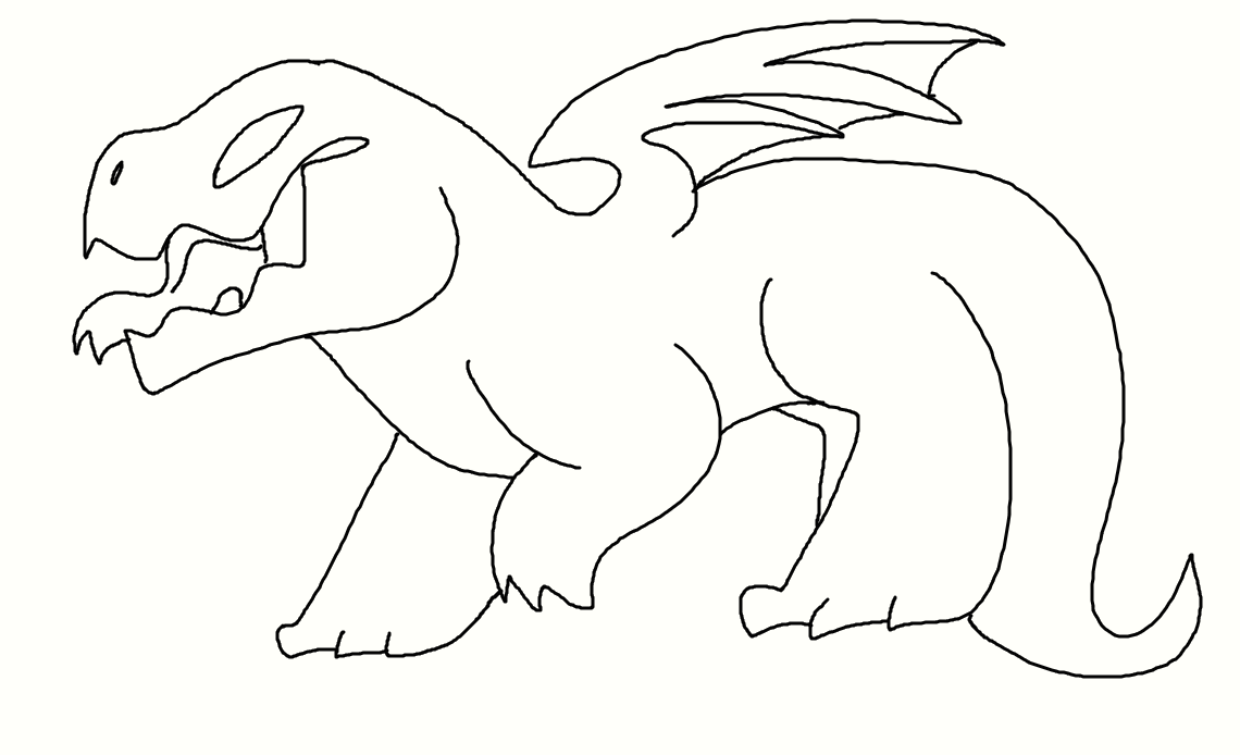 f2u teen dragon lineart by dragrawr on DeviantArt