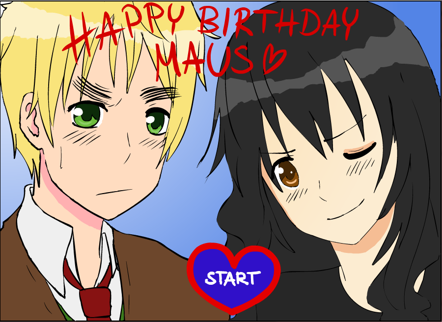 England Dating Sim for my Friend Maus-chan