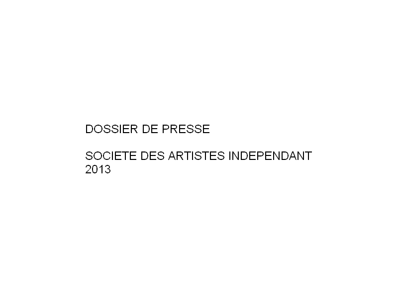 Art en Capital Dossier-de-Presse