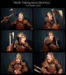 Stock : Viking faces