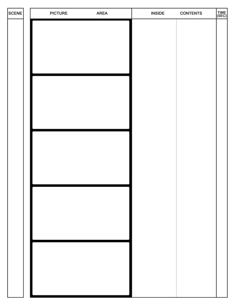Miyazaki Style Storyboard Template By Arapersonica On Deviantart