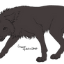 Wolf Stalk PSD Lineart