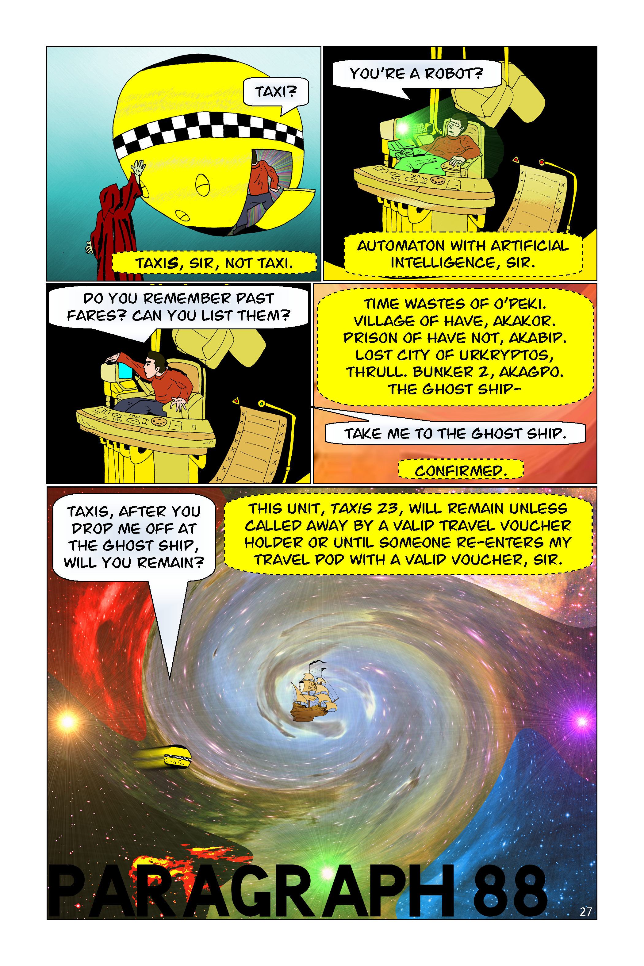 The Minority Society page 27: TAXIS 23