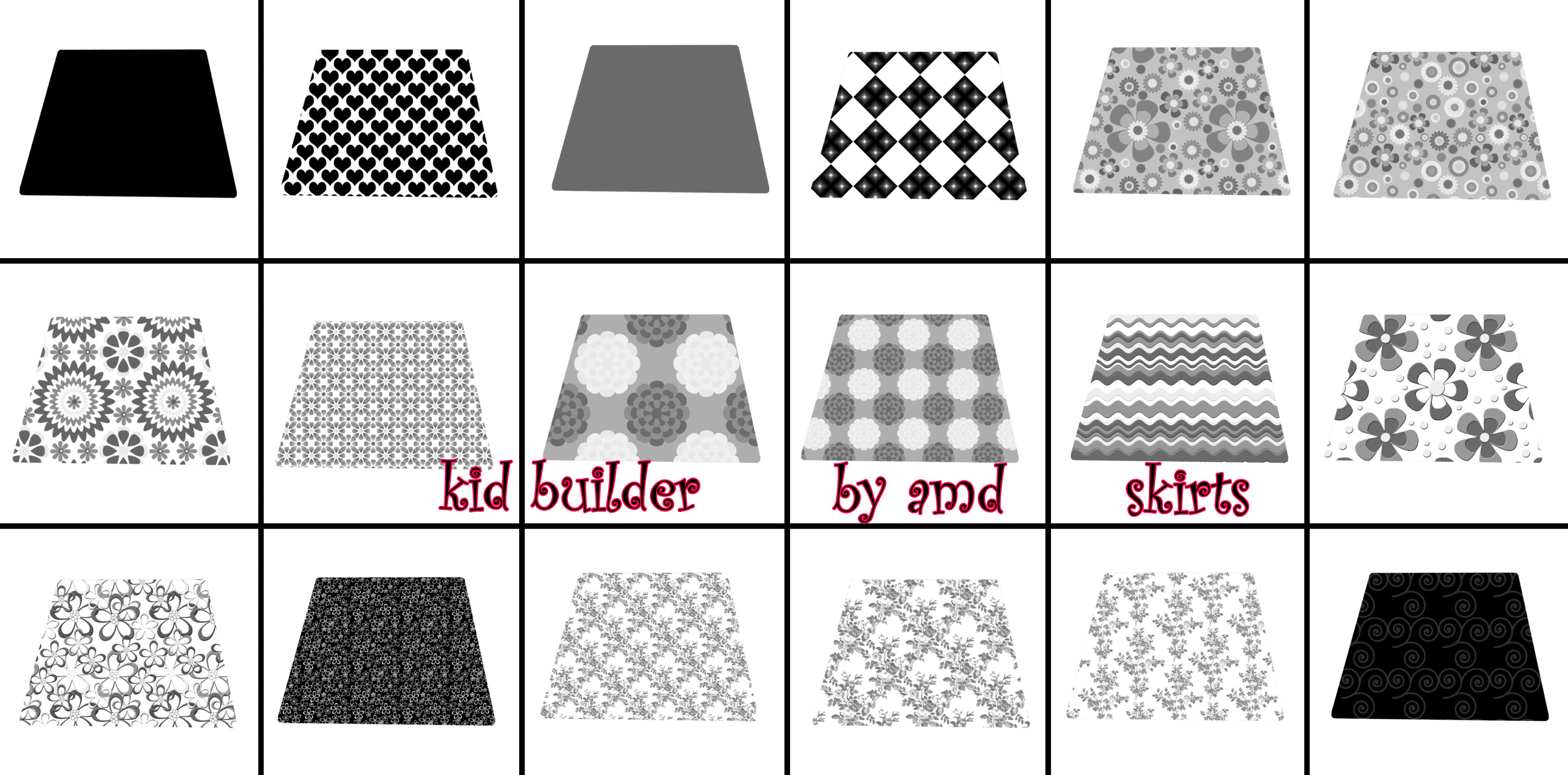 kid builder skirts