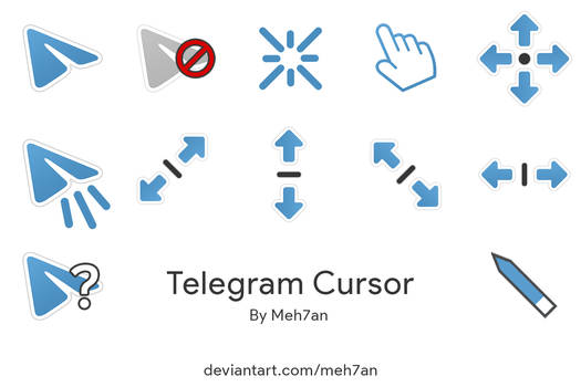Telegram Blue Cursor