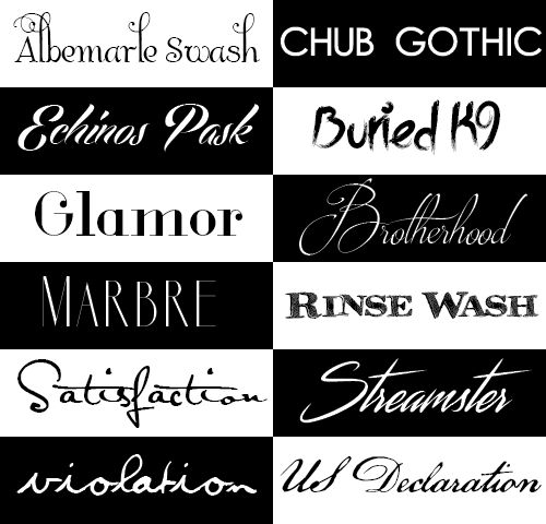 Pack Fonts 001 by MadeInSevila on DeviantArt