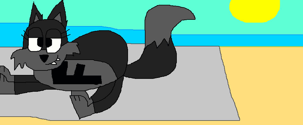 F the Fox on the beach by FunnyFox2009 on DeviantArt