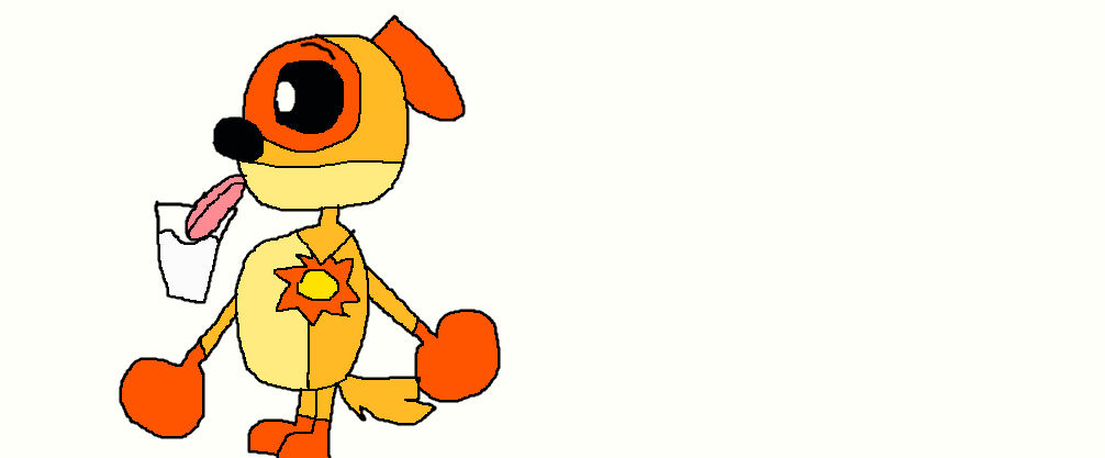 DogDay lapping up milk by FunnyFox2009 on DeviantArt