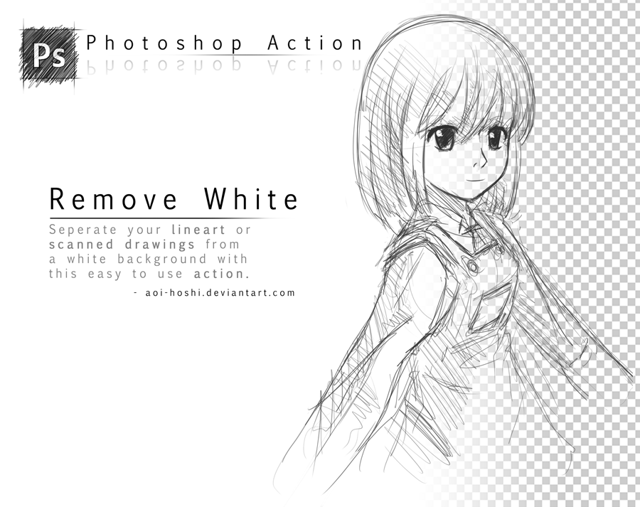 Remove White- Photoshop Action