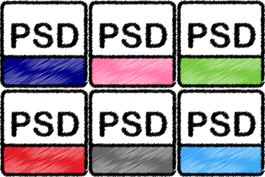 psd icon sketch