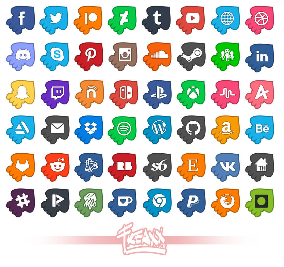 UPDATED! 48 Splatoon Inspired Social Media Icons! by Freamm on DeviantArt