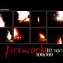 10 100x100 Textures Fireworks