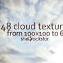 48 Cloud Textures-Backgrounds