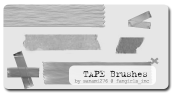 tape brushes