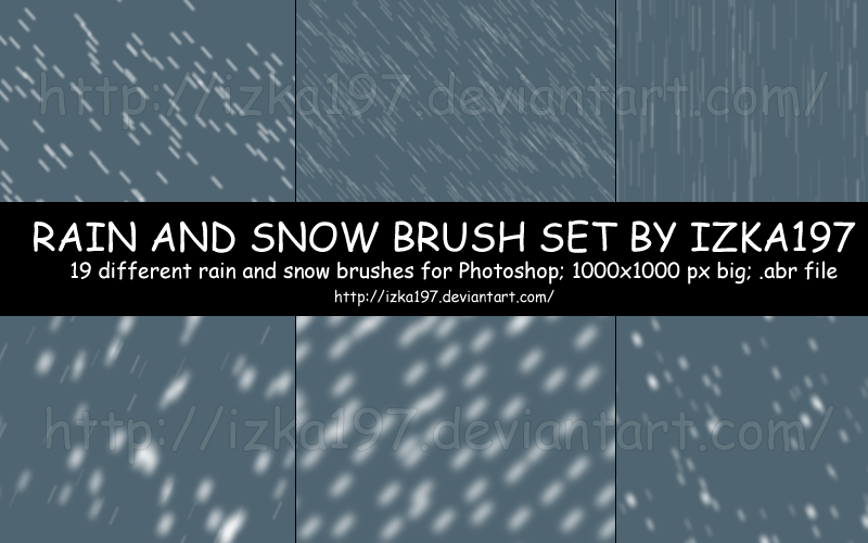 Rain and Snow Brush Set