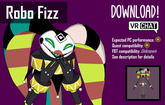 Robo Fizz - 3D model for VRChat [dl]